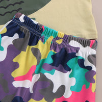 Load image into Gallery viewer, 2 Pieces Set Baby Boys Animals Cartoon Print Tank Tops And Camo Shorts Wholesale 220510144
