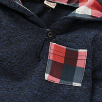 Load image into Gallery viewer, 2 Pieces Set Baby Kid Girls Flower Checked Print Tops And Pants Wholesale 220510145
