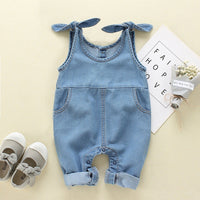 Load image into Gallery viewer, Baby Girls Solid Color Jumpsuits Wholesale 220510147
