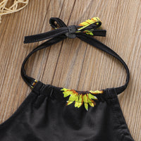 Load image into Gallery viewer, 2 Pieces Set Baby Kid Girls Flower Print Tank Tops And Pants Wholesale 220510148
