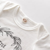 Load image into Gallery viewer, 3 Pieces Set Baby Girls Letters Print Rompers Striped Pants And Hats Wholesale 220510150
