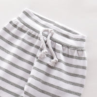 Load image into Gallery viewer, 3 Pieces Set Baby Girls Letters Print Rompers Striped Pants And Hats Wholesale 220510150

