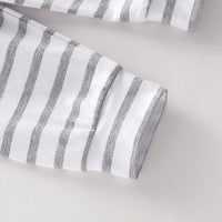 Load image into Gallery viewer, 3 Pieces Set Baby Girls Letters Print Rompers Striped Pants And Hats Wholesale 220510150
