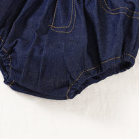 Load image into Gallery viewer, 3 Pieces Set Baby Kid Girls Checked Bow Headwear Tops And Solid Color Shorts Wholesale 220510151
