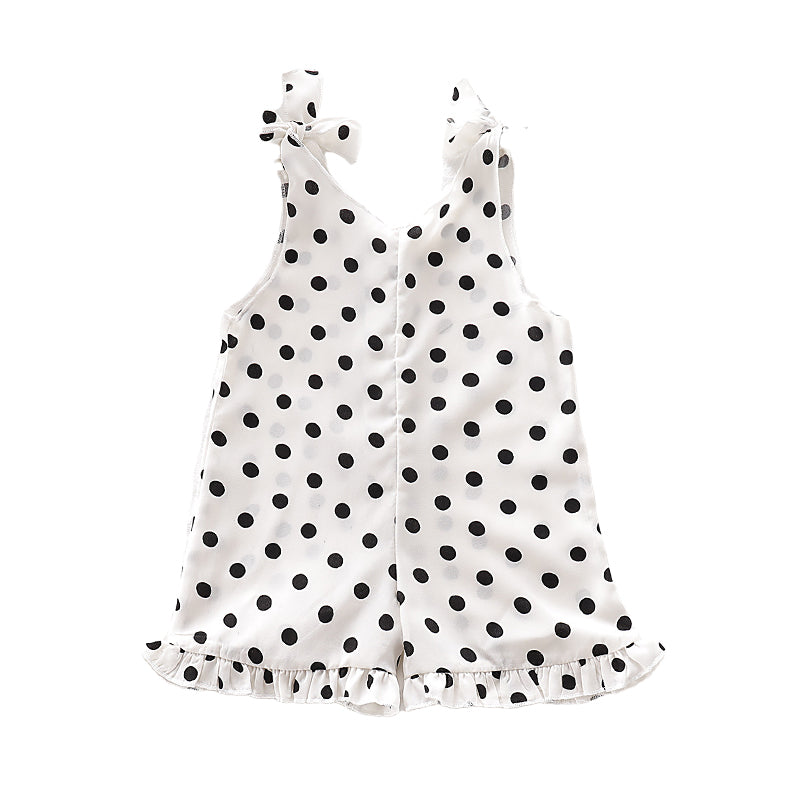 Baby Kid Girls Polka dots Rompers Wholesale 220510162