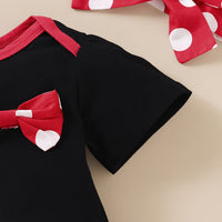 Load image into Gallery viewer, Baby Kid Girls Color-blocking Polka dots Bow Print Dresses Wholesale 220510168

