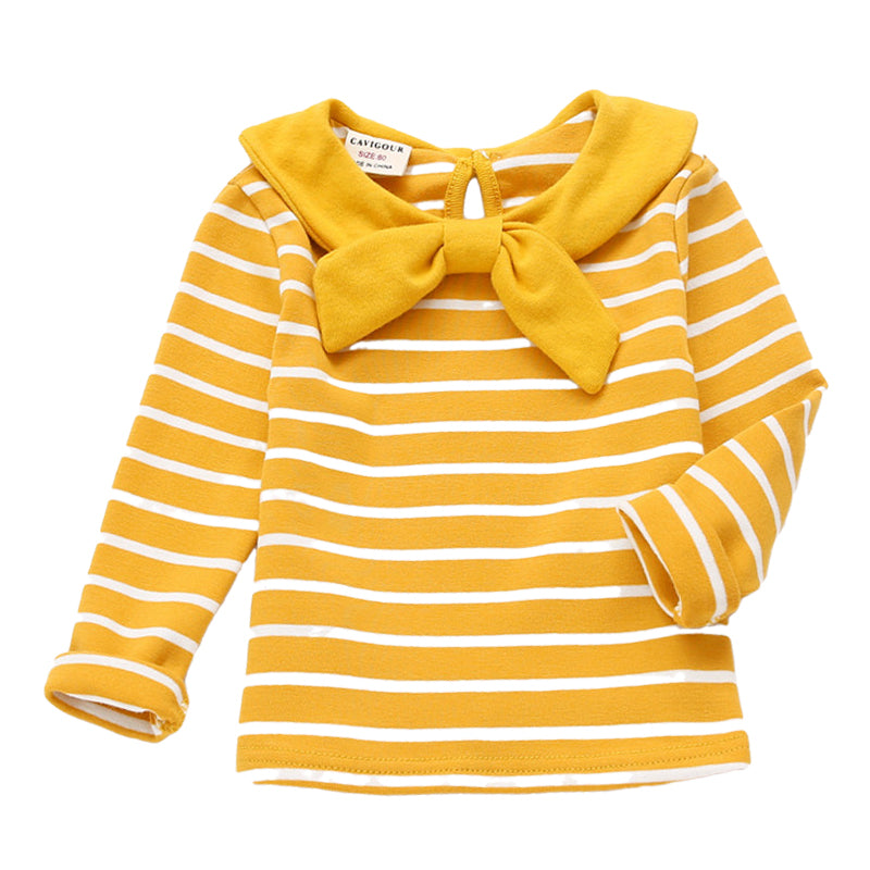 Baby Kid Girls Striped Tops Wholesale 22051017