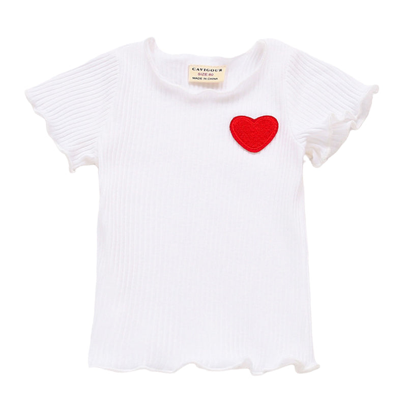 Baby Kid Girls Embroidered Muslin&Ribbed Tops Wholesale 22051018