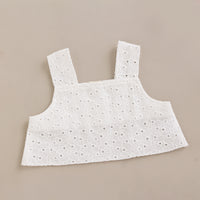 Load image into Gallery viewer, 2 Pieces Set Baby Girls Embroidered Print Tank Tops And Fruit Shorts Wholesale 220510192
