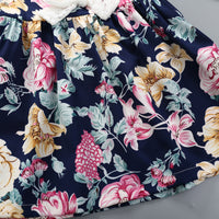 Load image into Gallery viewer, Baby Kid Girls Flower Bow Print Dresses Wholesale 220510208
