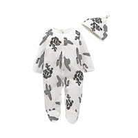 Load image into Gallery viewer, Baby Girls Plant Print Jumpsuits Wholesale 220510212
