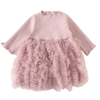 Load image into Gallery viewer, Baby Kid Girls Solid Color Dresses Wholesale 22051022
