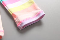 Load image into Gallery viewer, Baby Kid Girls Striped Color-blocking Sports Swimwears Wholesale 220510224
