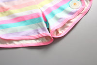 Load image into Gallery viewer, Baby Kid Girls Striped Color-blocking Sports Swimwears Wholesale 220510224
