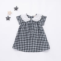 Load image into Gallery viewer, Baby Kid Girls Checked Dresses Wholesale 22051023
