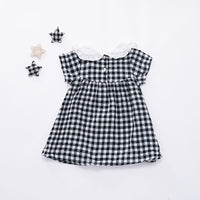 Load image into Gallery viewer, Baby Kid Girls Checked Dresses Wholesale 22051023
