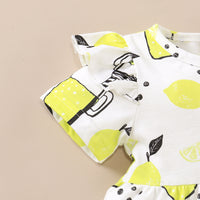 Load image into Gallery viewer, 2 Pieces Set Baby Kid Girls Flower T-Shirts Solid Color And Ripped Shorts Wholesale 220510230
