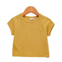 Load image into Gallery viewer, Baby Kid Girls Solid Color T-Shirts Wholesale 220510234
