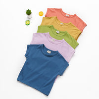 Load image into Gallery viewer, Baby Kid Girls Solid Color T-Shirts Wholesale 220510234
