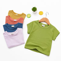 Load image into Gallery viewer, Baby Kid Girls Solid Color T-Shirts Wholesale 220510234
