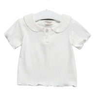 Load image into Gallery viewer, Baby Kid Girls Solid Color Polo Shirts Wholesale 220510237
