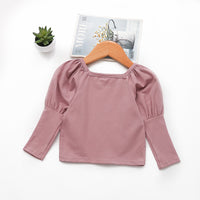 Load image into Gallery viewer, Baby Kid Girls Solid Color Tops Wholesale 220510238

