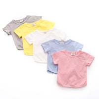 Load image into Gallery viewer, Baby Kid Unisex Solid Color T-Shirts Wholesale 22051024
