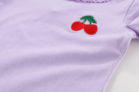 Load image into Gallery viewer, Baby Kid Girls Fruit Embroidered T-Shirts Wholesale 220510246
