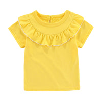 Load image into Gallery viewer, Baby Kid Girls Color-blocking T-Shirts Wholesale 220510247
