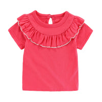 Load image into Gallery viewer, Baby Kid Girls Color-blocking T-Shirts Wholesale 220510247
