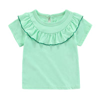 Load image into Gallery viewer, Baby Kid Girls Color-blocking T-Shirts Wholesale 220510247
