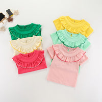 Load image into Gallery viewer, Baby Kid Girls Color-blocking T-Shirts Wholesale 220510247
