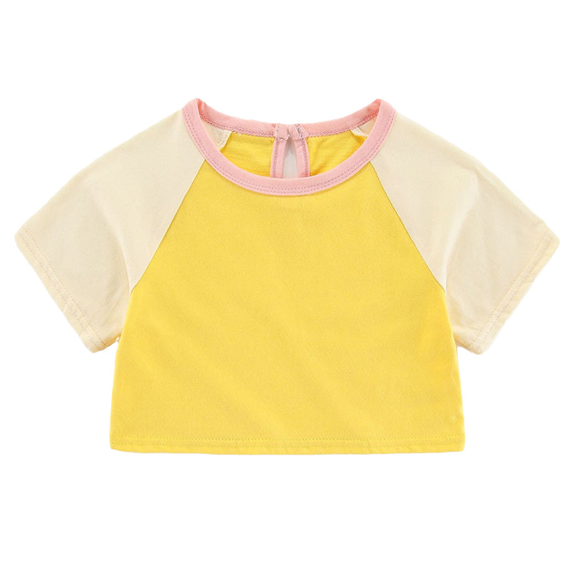 Baby Kid Unisex Color-blocking T-Shirts Wholesale 220510252