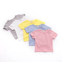 Load image into Gallery viewer, Baby Kid Unisex Solid Color T-Shirts Wholesale 22051026
