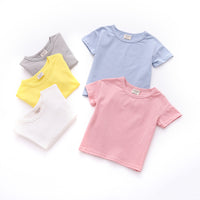 Load image into Gallery viewer, Baby Kid Unisex Solid Color T-Shirts Wholesale 22051026
