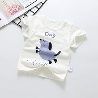 Load image into Gallery viewer, Baby Kid Unisex Letters Animals Cartoon Print T-Shirts Wholesale 220510266
