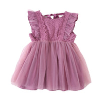 Load image into Gallery viewer, Baby Kid Girls Solid Color Dresses Wholesale 22051027
