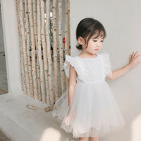 Load image into Gallery viewer, Baby Kid Girls Solid Color Dresses Wholesale 22051027
