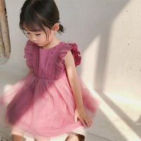 Load image into Gallery viewer, Baby Kid Girls Solid Color Dresses Wholesale 22051027
