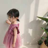 Load image into Gallery viewer, Baby Kid Girls Solid Color Dresses Wholesale 22051027
