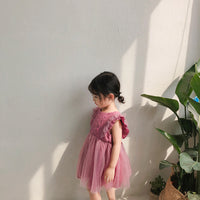 Load image into Gallery viewer, Baby Kid Girls Solid Color Dresses Wholesale 22051027
