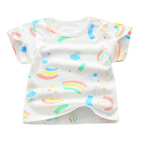 Load image into Gallery viewer, Baby Kid Unisex Letters Fruit Dinosaur Rainbow Animals Cartoon Print T-Shirts Wholesale 220510270
