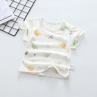 Load image into Gallery viewer, Baby Kid Unisex Letters Fruit Dinosaur Rainbow Animals Cartoon Print T-Shirts Wholesale 220510270
