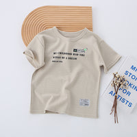 Load image into Gallery viewer, Kid Unisex Letters Animals Cartoon Print T-Shirts Wholesale 220510299
