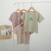 Load image into Gallery viewer, Kid Unisex Letters Animals Cartoon Print T-Shirts Wholesale 220510299
