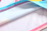 Load image into Gallery viewer, 3 Pieces Set Baby Kid Girls Unicorn Tops Striped Shorts And Hats Wholesale 22051039
