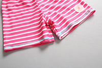 Load image into Gallery viewer, 3 Pieces Set Baby Kid Girls Unicorn Tops Striped Shorts And Hats Wholesale 22051039
