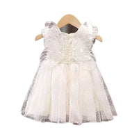 Load image into Gallery viewer, Baby Kid Girls Solid Color Flower Dresses Wholesale 220510495
