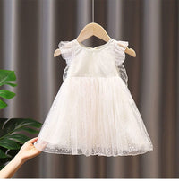Load image into Gallery viewer, Baby Kid Girls Solid Color Flower Dresses Wholesale 220510495
