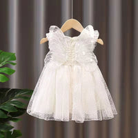 Load image into Gallery viewer, Baby Kid Girls Solid Color Flower Dresses Wholesale 220510495
